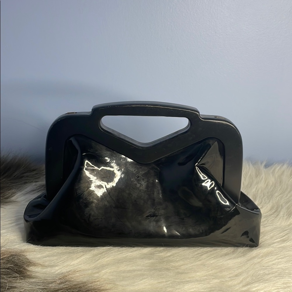 Sleek Black Handbag